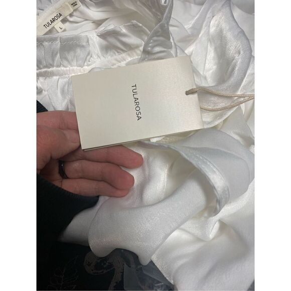 Tularosa Ashley Bodysuit in White Size Large NWT (2-2) - Picture 5 of 5